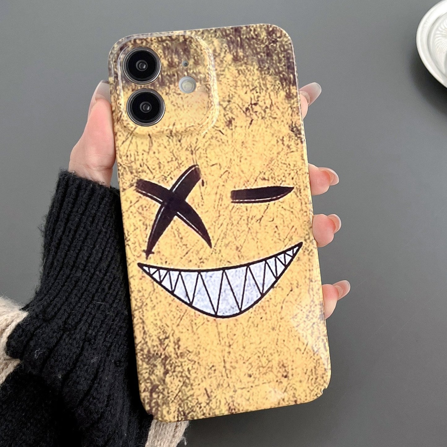 iPhone 11 Painted Pattern PC Phone Case with Precise Hole Design