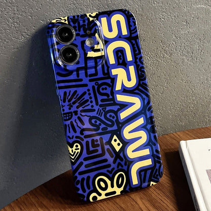 iPhone 11 Painted Pattern PC Phone Case with Precise Hole Design