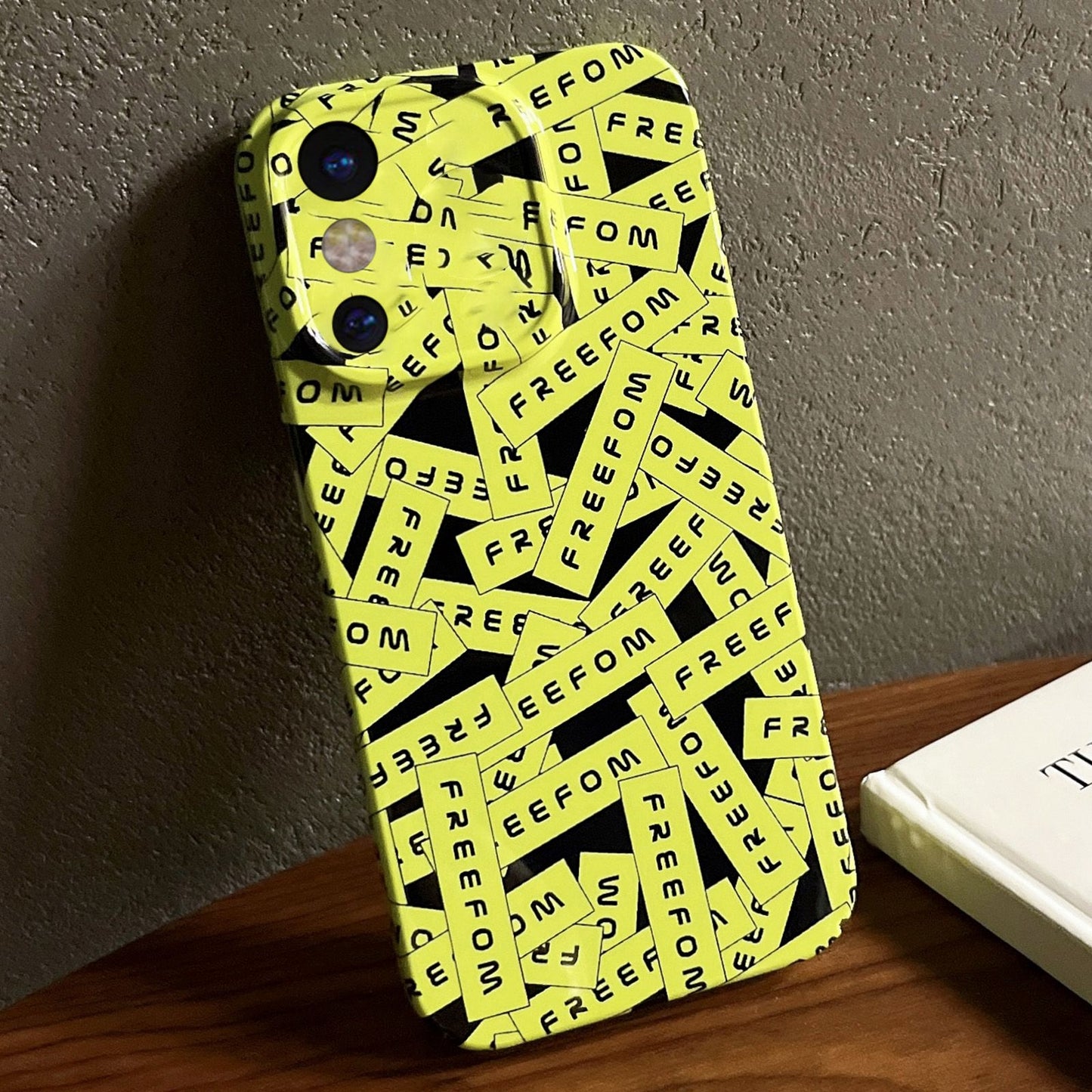 iPhone XS Painted Pattern PC Phone Case with Precise Hole Design
