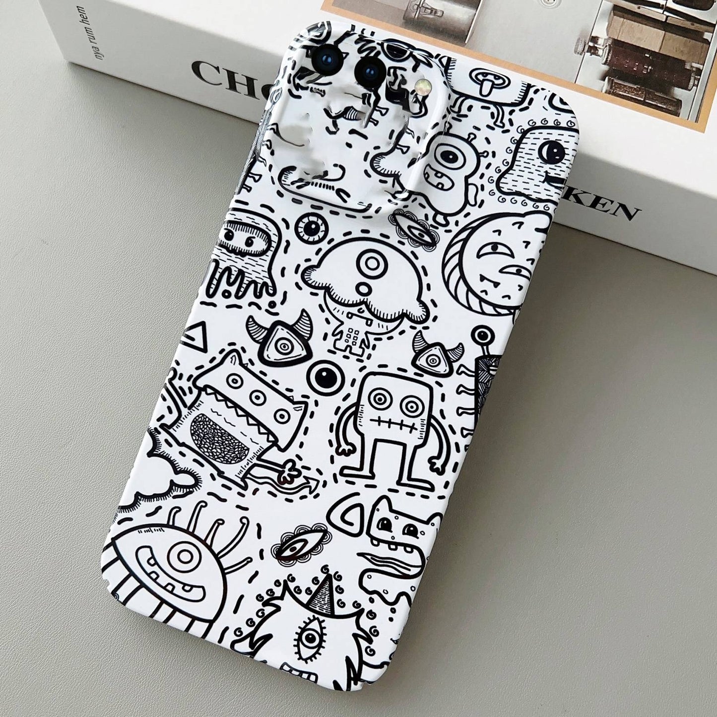 iPhone 7 Plus Painted Pattern PC Phone Case with Precise Hole Design