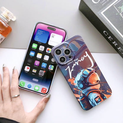 iPhone 11 Painted Pattern PC Phone Case with Precise Hole Design