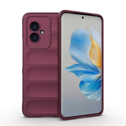 Honor 100 5G Magic Shield TPU + Flannel Phone Case - Stylish, Durable, and Lightweight Protection