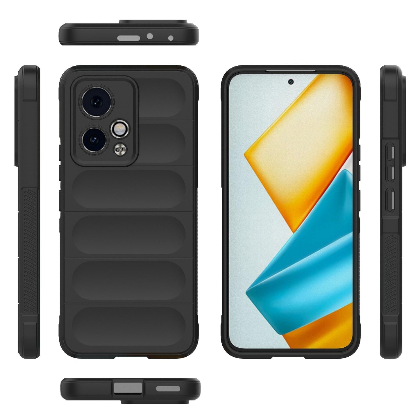 Honor 90 GT 5G Magic Shield TPU + Flannel Phone Case - Stylish, Durable, and Lightweight Protection