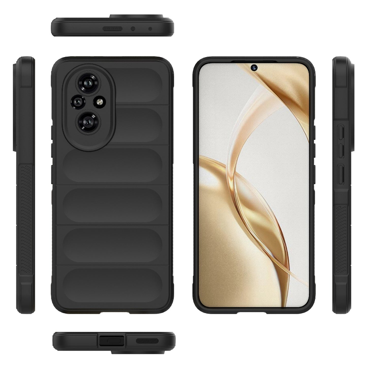 Honor 200 Magic Shield TPU + Flannel Phone Case - Stylish, Durable, and Lightweight Protection