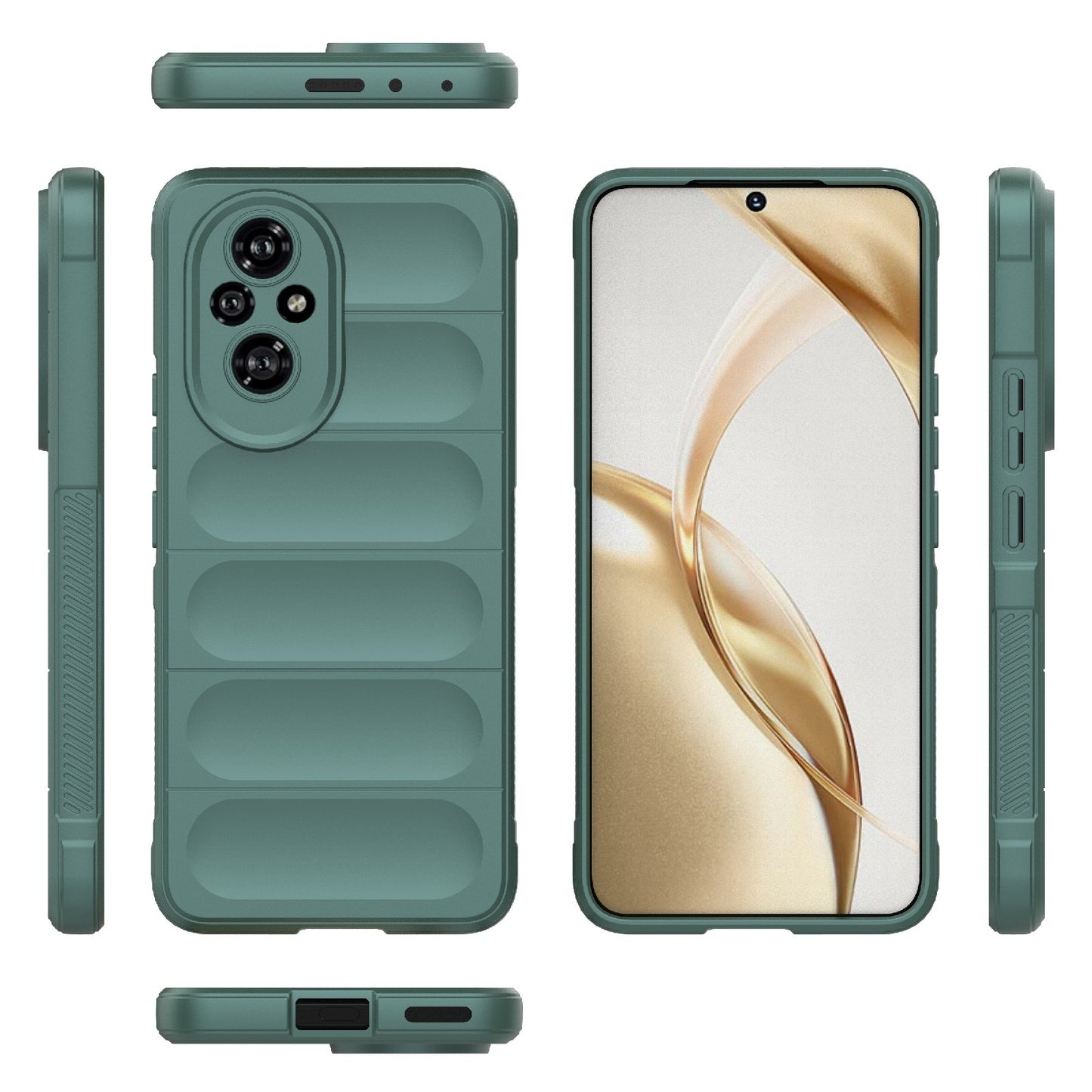 Honor 200 Magic Shield TPU + Flannel Phone Case - Stylish, Durable, and Lightweight Protection