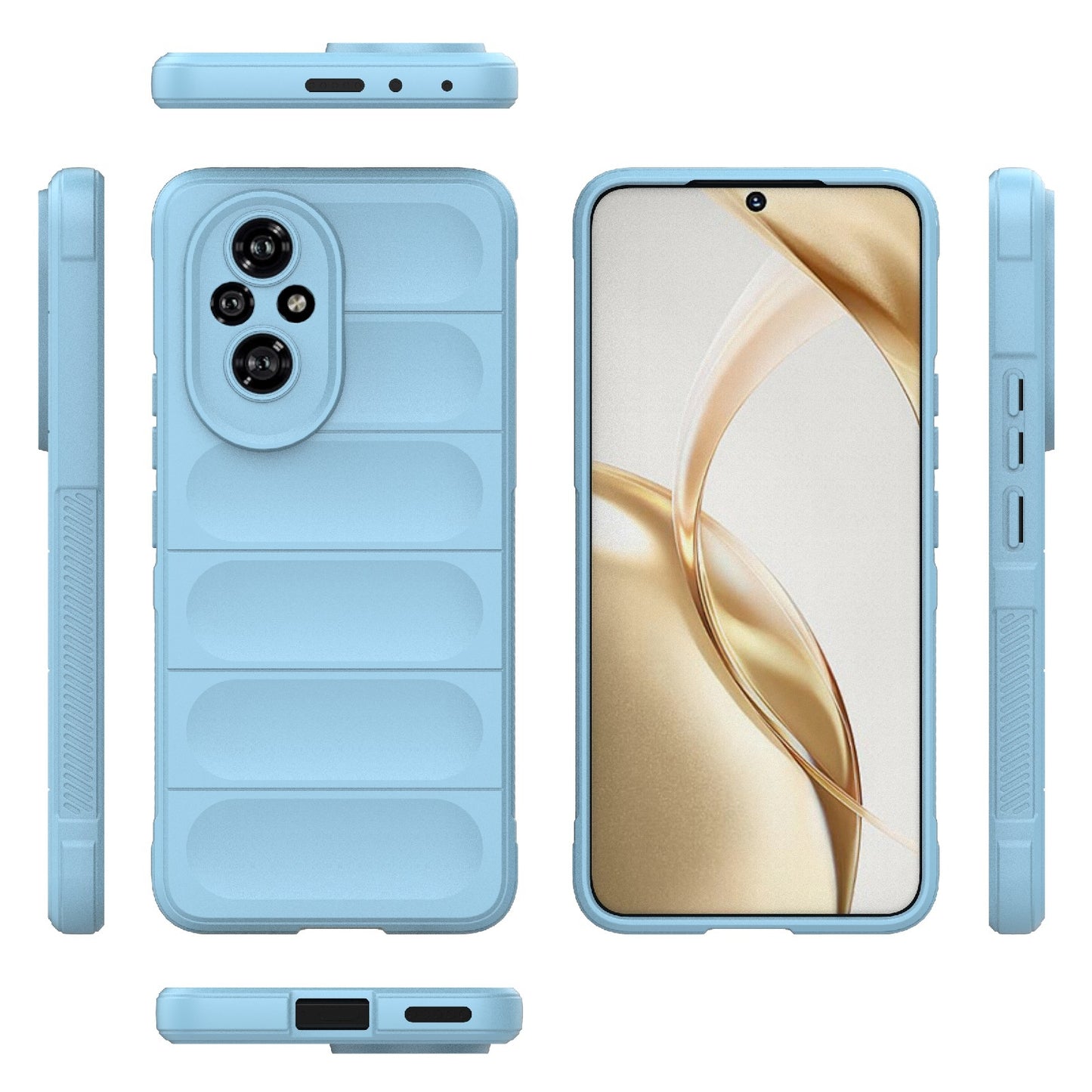 Honor 200 Magic Shield TPU + Flannel Phone Case - Stylish, Durable, and Lightweight Protection