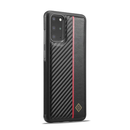 Samsung Galaxy S20 3-in-1 Carbon Fibre Texture Phone Case: Light, Shockproof & Sweatproof Protection - Black