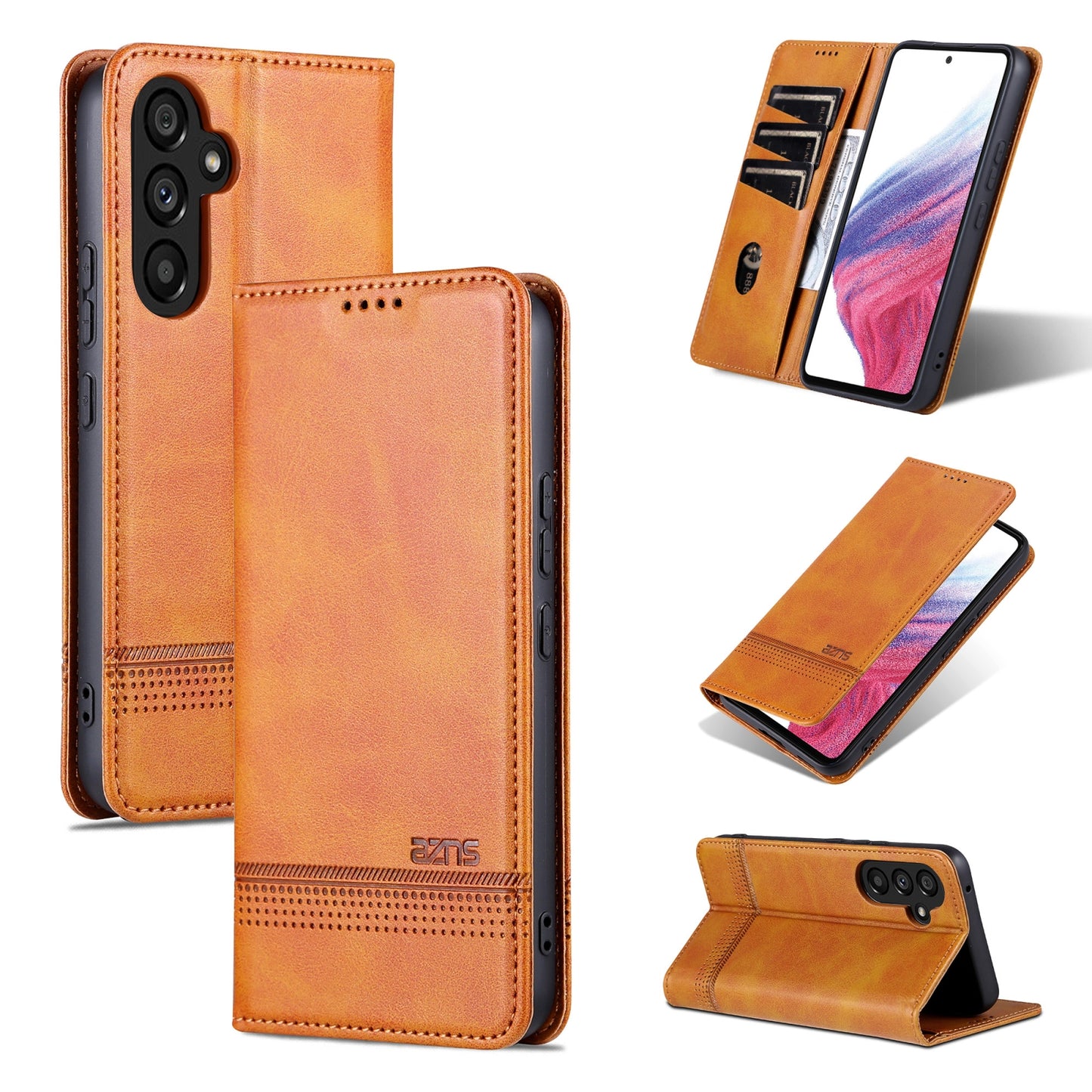 Samsung Galaxy S23 FE 5G Leather Wallet Case with Card Holder & Magnetic Closure