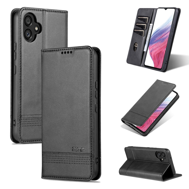 Samsung Galaxy A05 Leather Wallet Case with Card Holder & Magnetic Closure