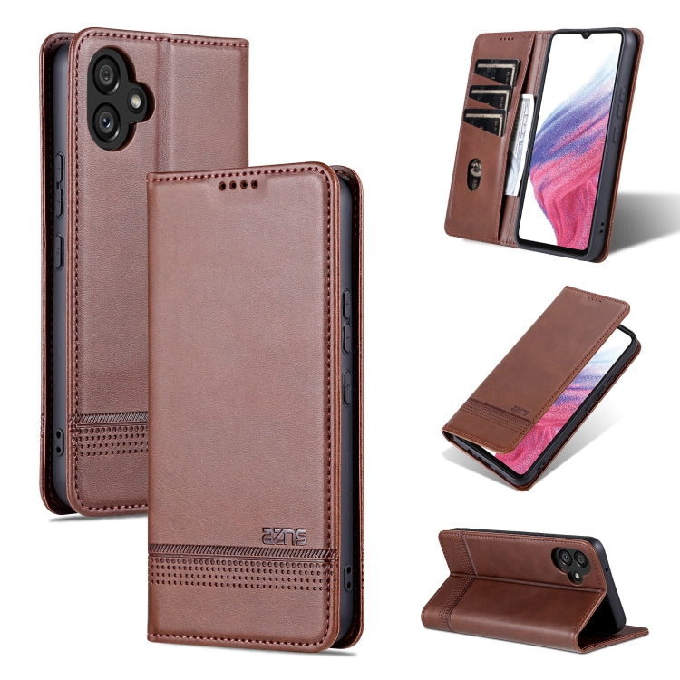 Samsung Galaxy A05 Leather Wallet Case with Card Holder & Magnetic Closure