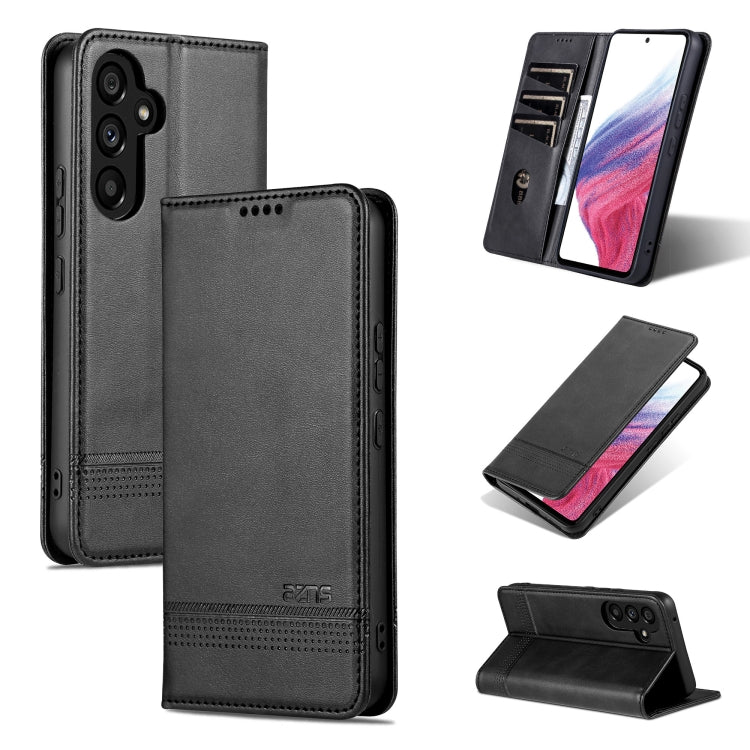 Samsung Galaxy A55 5G Leather Wallet Case with Card Holder & Magnetic Closure