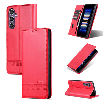 Samsung Galaxy S24 5G Leather Wallet Case with Card Holder & Magnetic Closure