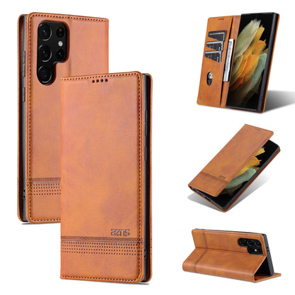 Samsung Galaxy S24 Ultra 5G Leather Wallet Case with Card Holder & Magnetic Closure