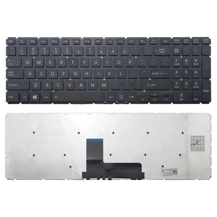 TOSHIBA Satellite L50-B / L50D-B US Version Keyboard with Numeric Keypad - High-Quality Replacement Part