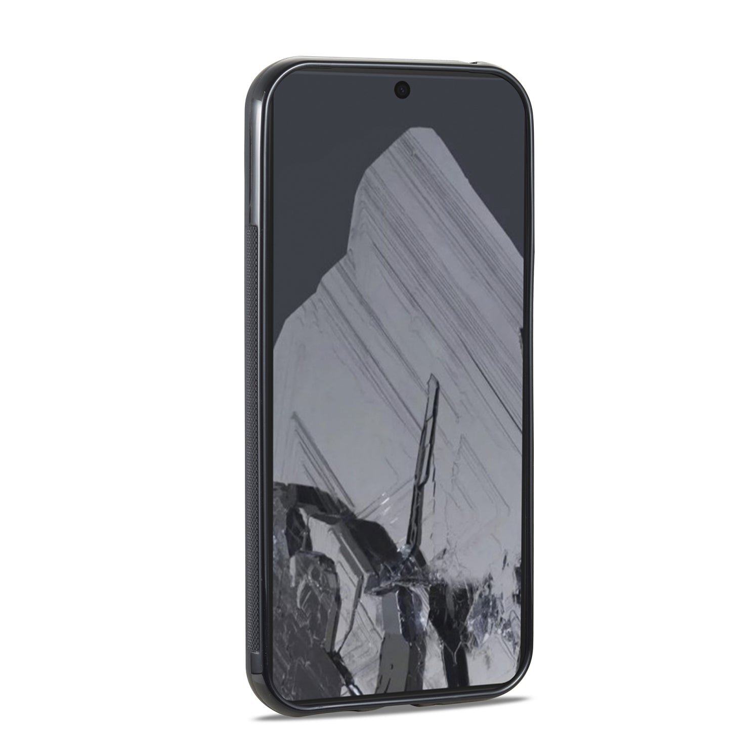 Google Pixel 9 Pro XL 3-in-1 Carbon Fibre Texture Phone Case: Light, Shockproof & Sweatproof Protection - Black