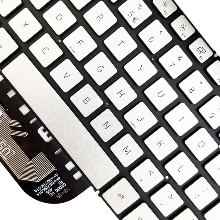 Dell Inspiron 7490 / Vostro 5390 US Version Backlit Laptop Keyboard (Silver) - Compatible Replacement Part