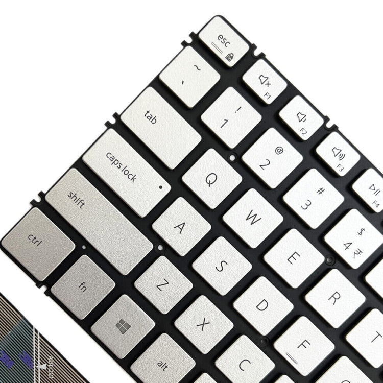 Dell Inspiron 7490 / Vostro 5390 US Version Backlit Laptop Keyboard (Silver) - Compatible Replacement Part