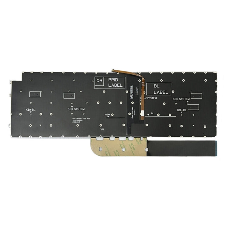 Dell Inspiron 15-3511, 3515, 5510, 7510, 16-7610 US Version Backlit Keyboard (Black) - Replacement Part