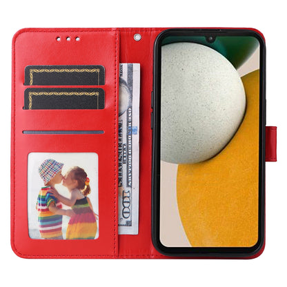 Samsung Galaxy A15 Sunflower Embossed Leather Wallet Phone Case with Kickstand and Card Holder