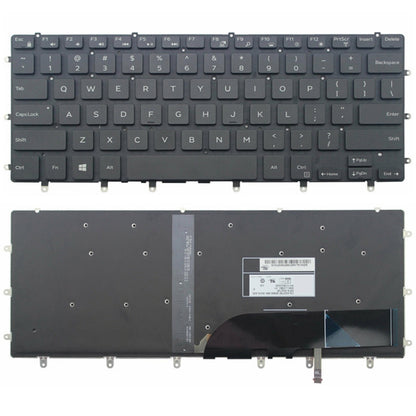 Dell XPS 15-9550, M5510, 15-7558, 7568 US Version Laptop Keyboard Replacement (Black)