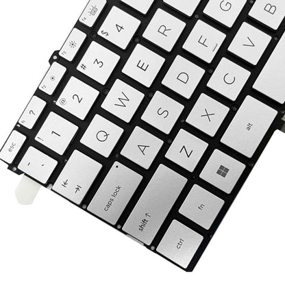 HP Pavilion X360 14-DW US Version Silver Backlit Keyboard Replacement - Fits Perfectly, Professional Installation Recommended
