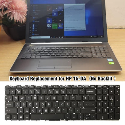 HP 15-DA / 15-DB US Version Laptop Replacement Keyboard - Fully Tested & Ready for Installation