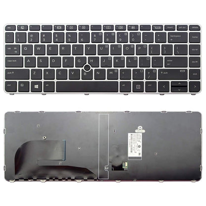 HP EliteBook 840 G3 Backlit Keyboard Replacement - US Version, Fully Tested, Professional Installation Recommended