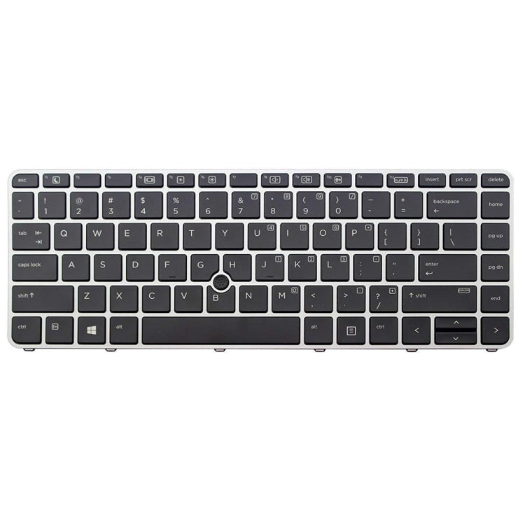 HP EliteBook 840 G3 Backlit Keyboard Replacement - US Version, Fully Tested, Professional Installation Recommended