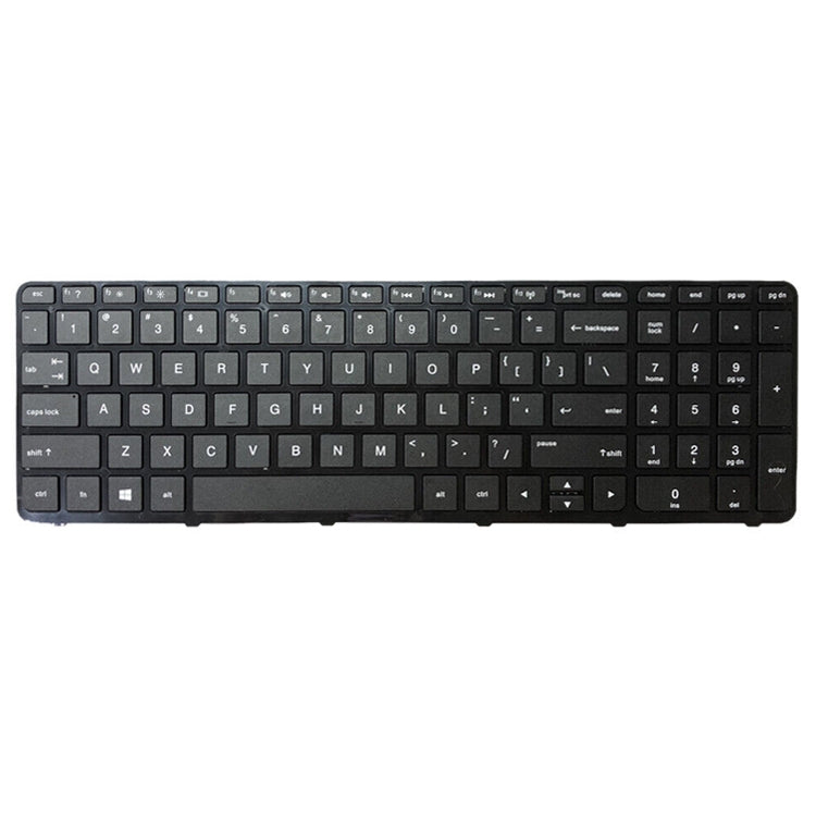 HP 15-E / 15-N / 15-D Laptop Keyboard with Frame - Replacement Part, Fully Checked, Professional Installation Recommended