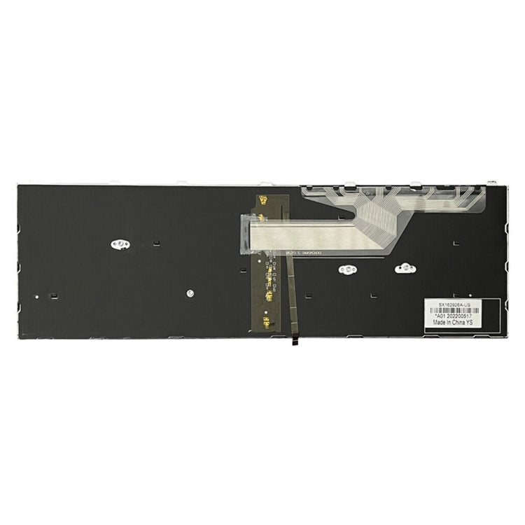 HP ProBook 650 G4 Backlit Keyboard Replacement - US Version, Silver Frame, Professional Installation Recommended