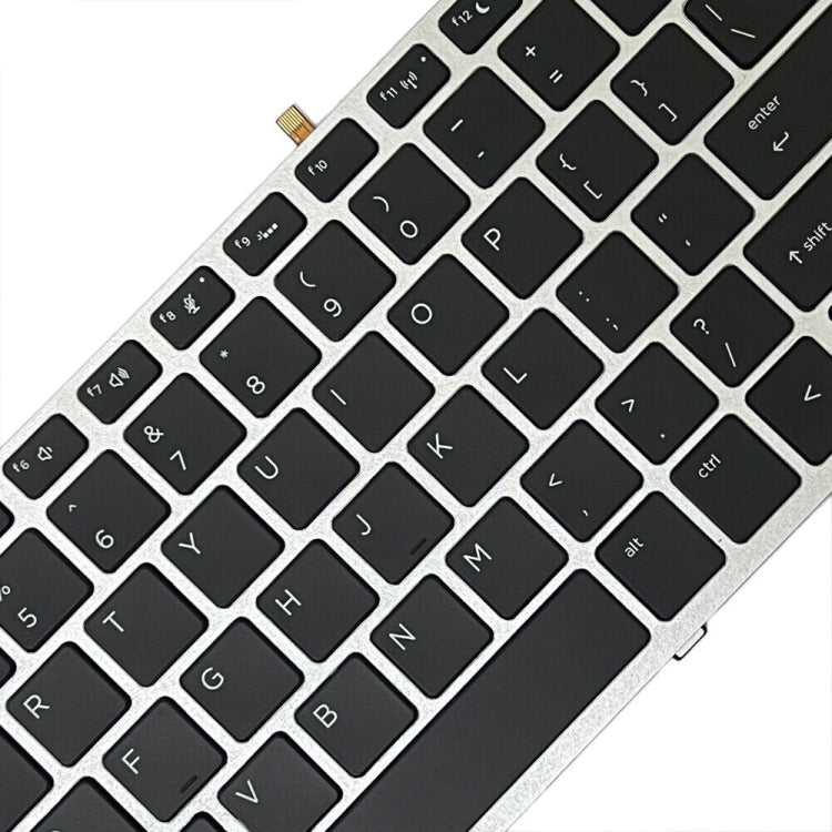 HP ProBook 650 G4 Backlit Keyboard Replacement - US Version, Silver Frame, Professional Installation Recommended