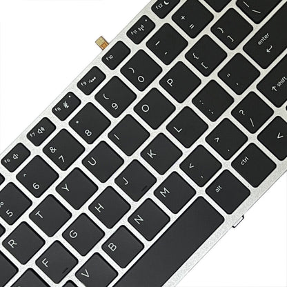 HP ProBook 650 G4 Backlit Keyboard Replacement - US Version, Silver Frame, Professional Installation Recommended