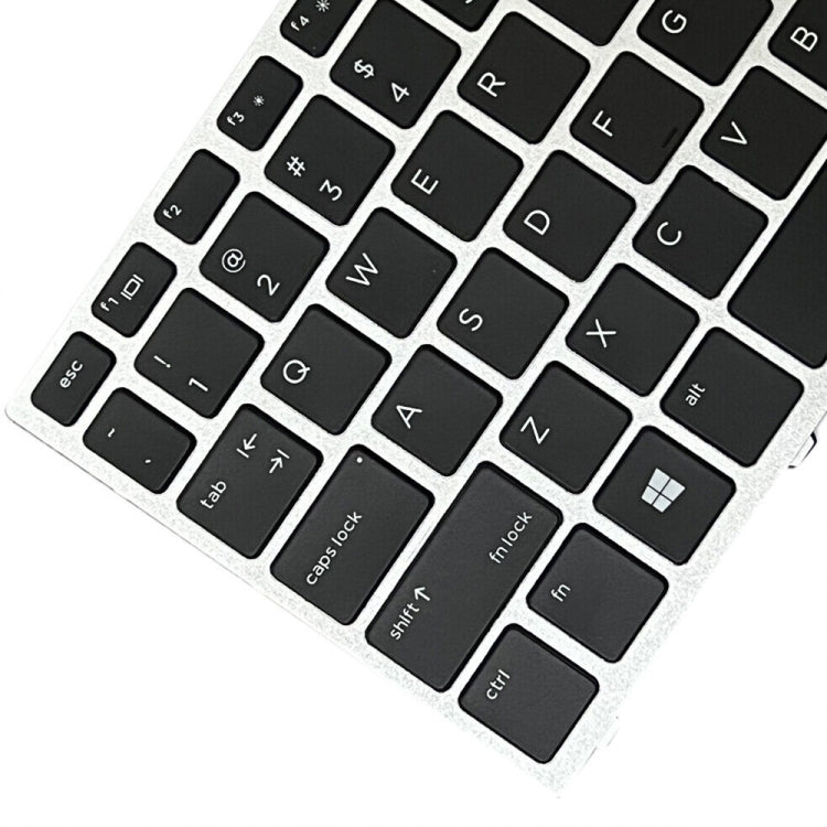 HP ProBook 650 G4 Backlit Keyboard Replacement - US Version, Silver Frame, Professional Installation Recommended