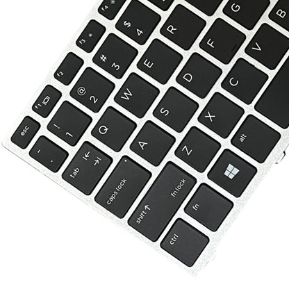 HP ProBook 650 G4 Backlit Keyboard Replacement - US Version, Silver Frame, Professional Installation Recommended
