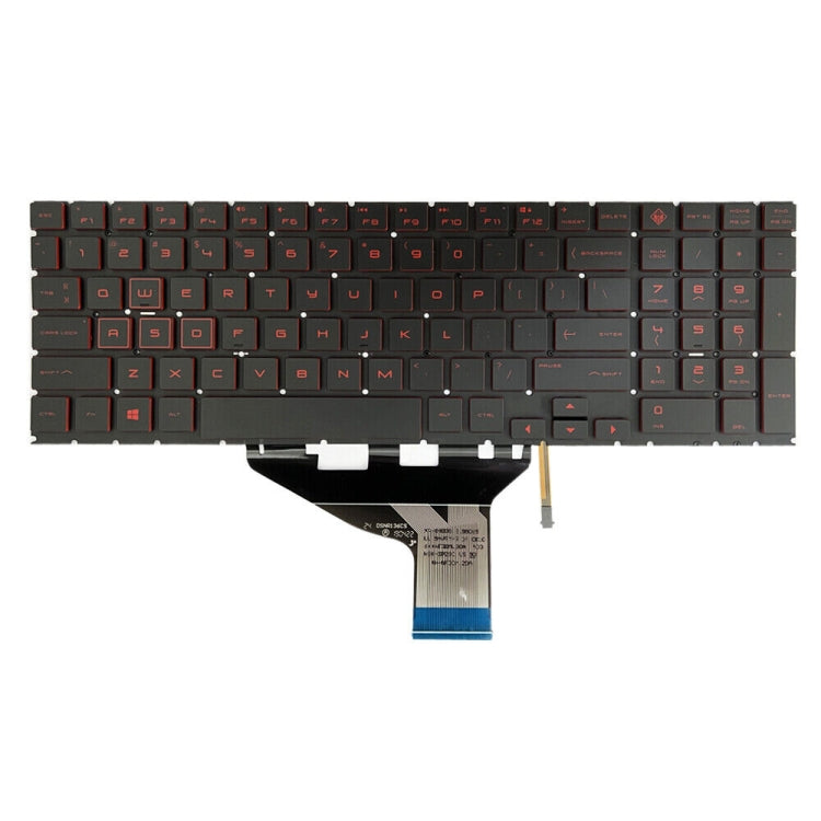 HP 15-DC / 15-DH Red US Version Backlit Keyboard - Perfect Replacement, Professional Installation Recommended