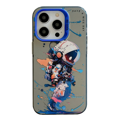 iPhone 12 Pro Max Case - Animal Oil Painting Design, Durable PC + TPU Cover