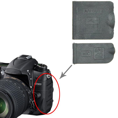 Nikon D7000 OEM USB Cover Cap Replacement - Fix Your Camera with Quality Plug Cover