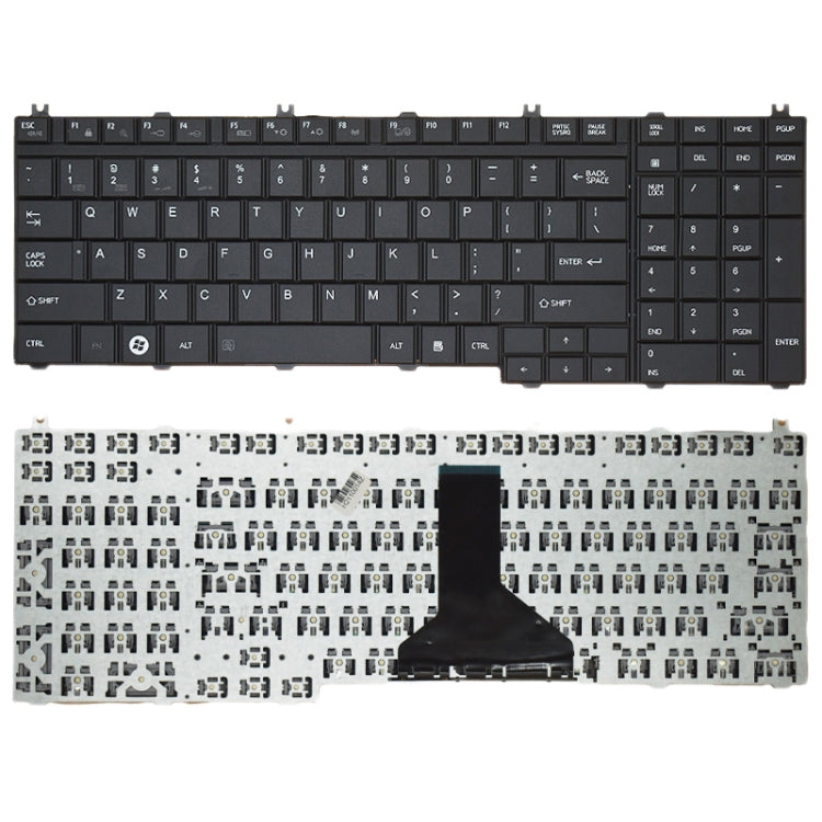TOSHIBA L650 / C650 Laptop Keyboard Replacement - Fully Tested & Compatible, Professional Installation Recommended
