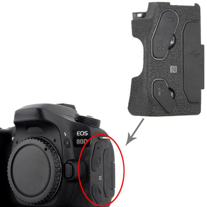 Canon EOS 80D USB Cover Cap Replacement - OEM Plug Cap for Repair & Maintenance