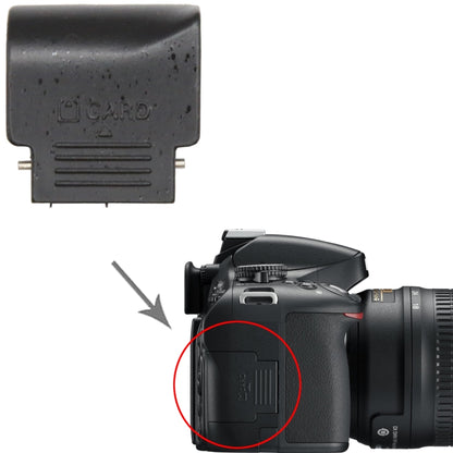 Nikon D5100 SD Card Slot Compartment Cover Replacement - Fix Your Camera Easily