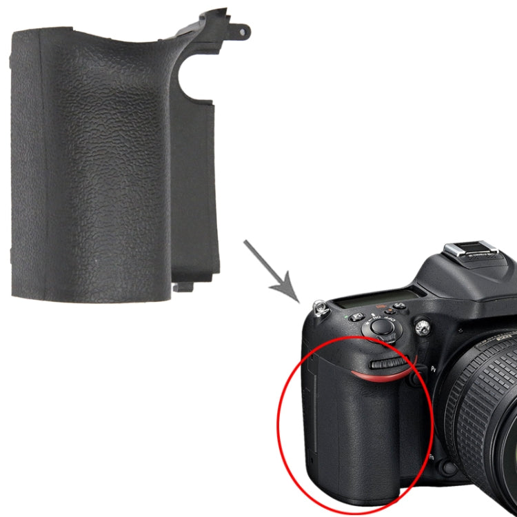 Nikon D7100 Protective Leather Camera Grip Cover - Replacement Handheld Grip for Repair & Fix