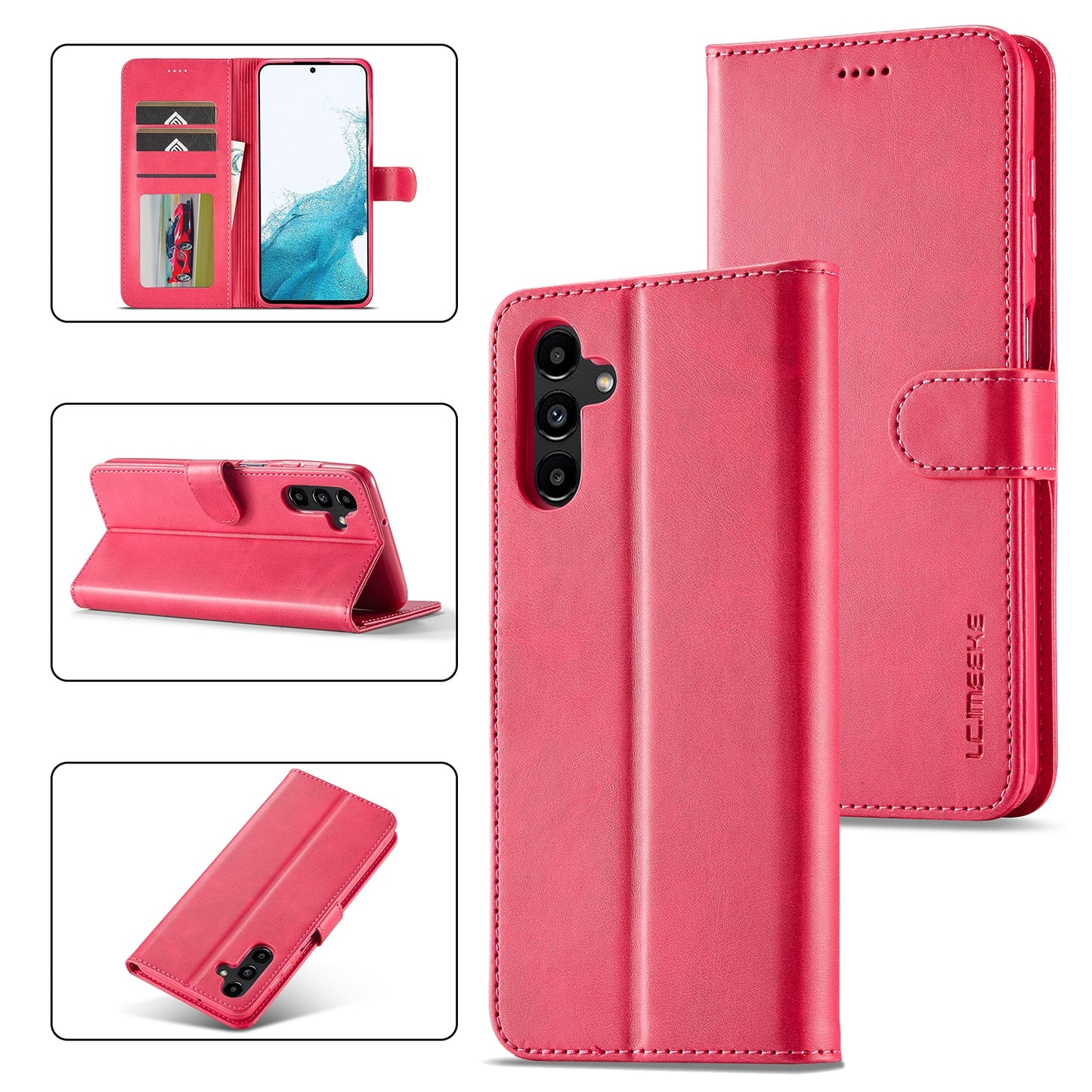 Samsung Galaxy S23 FE 5G Calf Texture Leather Case – Elegant & Durable Protection