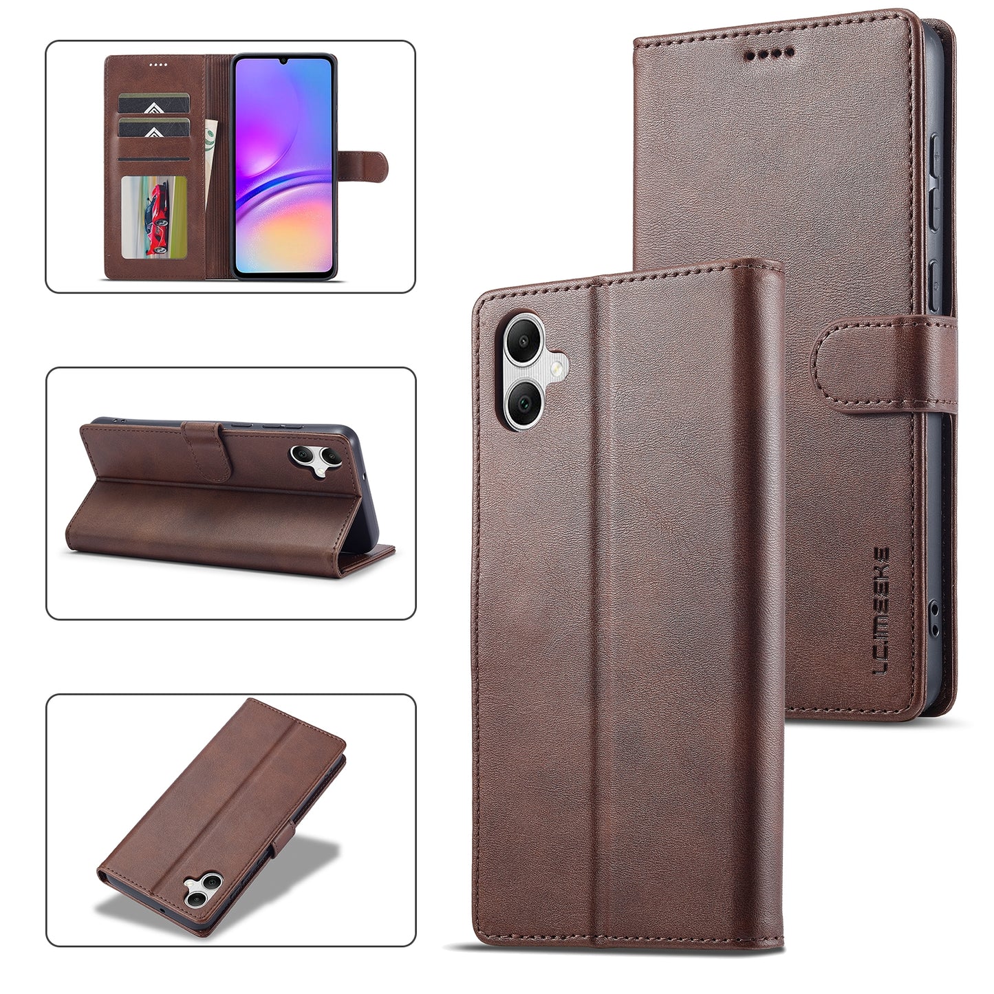 Samsung Galaxy A05 Calf Texture Leather Case – Elegant & Durable Protection