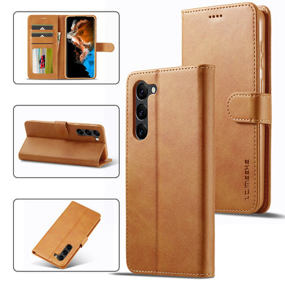 Samsung Galaxy S24 5G Calf Texture Leather Case – Elegant & Durable Protection