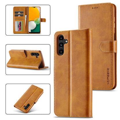 Samsung Galaxy A15 5G Calf Texture Leather Case – Elegant & Durable Protection