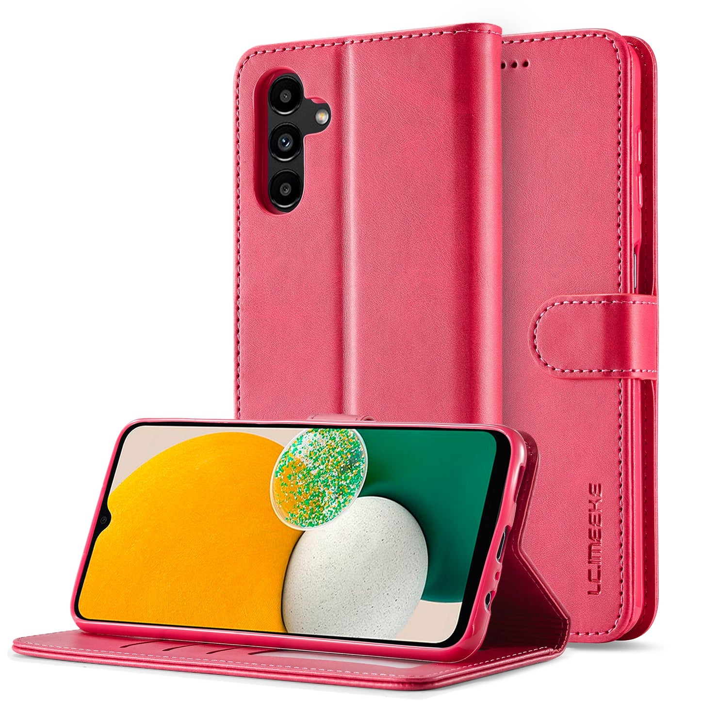 Samsung Galaxy A25 Calf Texture Leather Case – Elegant & Durable Protection