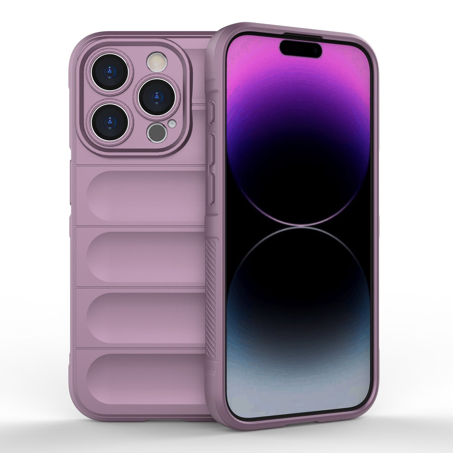 iPhone 15 Pro Magic Shield TPU + Flannel Phone Case - Stylish, Durable, and Lightweight Protection