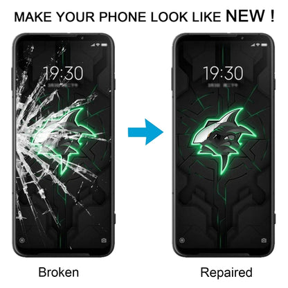 Xiaomi Black Shark 3 Front Screen Outer Glass Lens with OCA Adhesive - Replacement Part for Repair