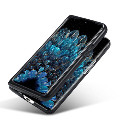 OPPO Find N 3-in-1 Carbon Fibre Texture Phone Case: Light, Shockproof & Sweatproof Protection - Black