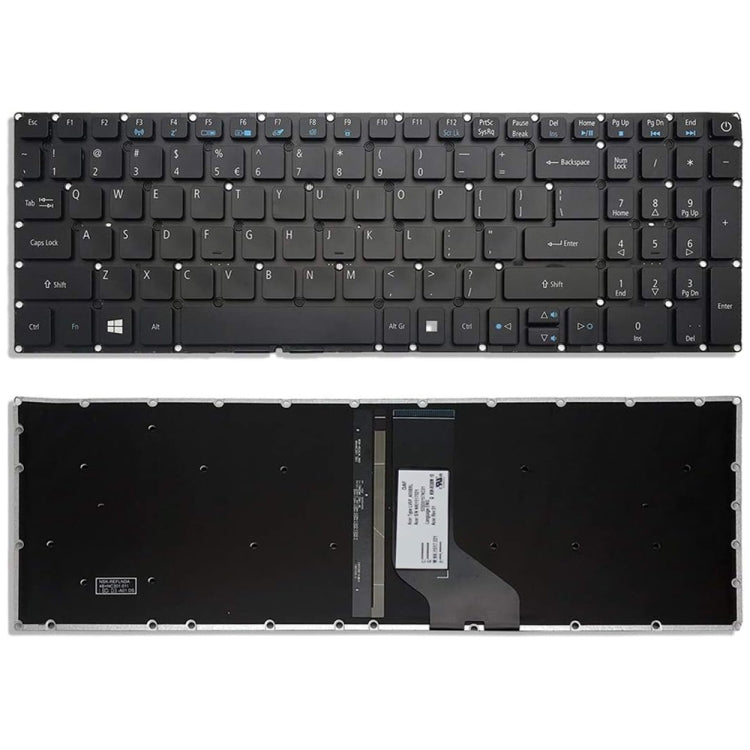 Acer VN7-572 / VN7-572G Laptop Keyboard Replacement - Fully Functional, Professional Installation Recommended